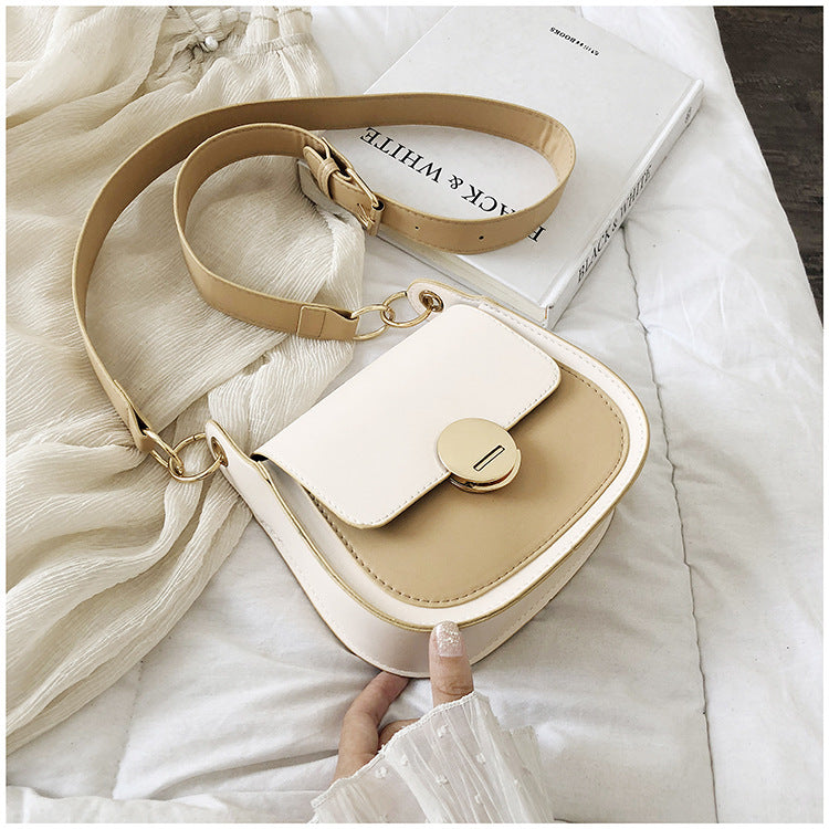 Ladies PU Sac Bandoulière Saddle Élégant
