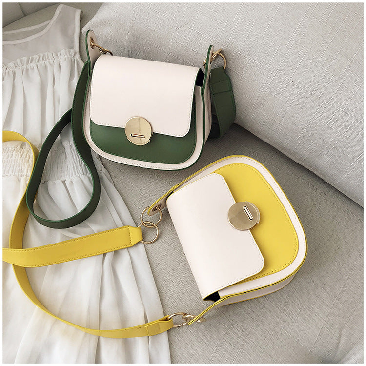 Ladies PU Sac Bandoulière Saddle Élégant