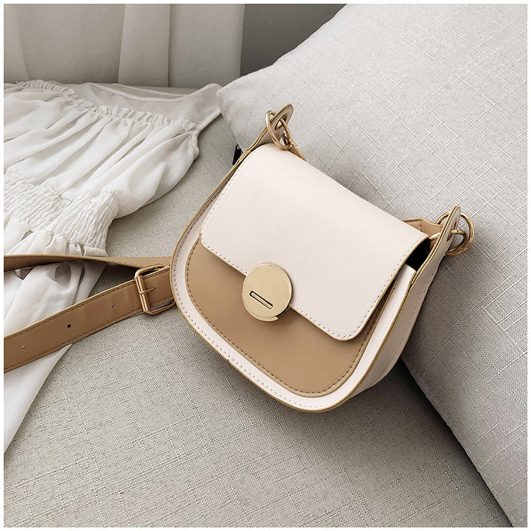 Ladies PU Sac Bandoulière Saddle Élégant