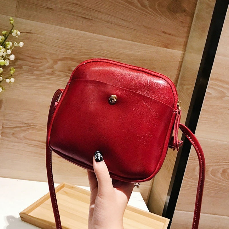Ladies PU Sac Messager Shell Élégant