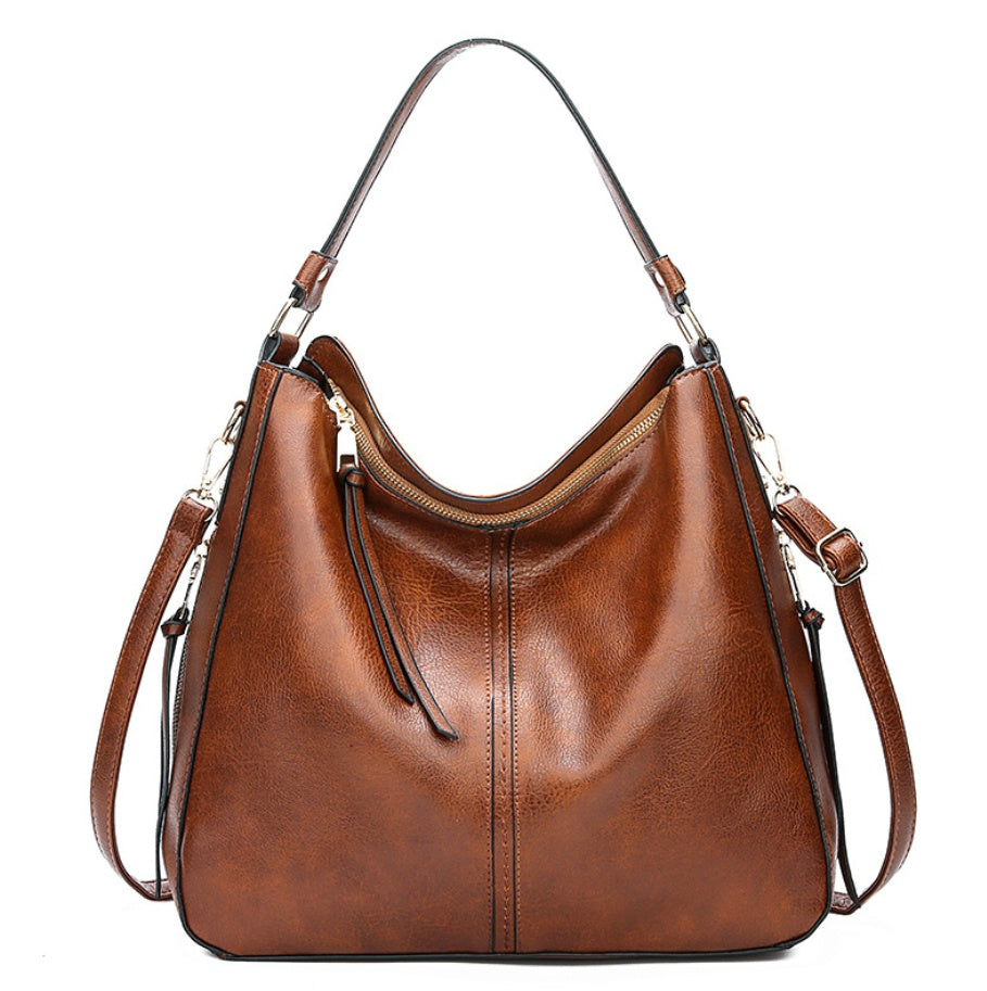 Ladies Cuir Véritable Sac Épaule Mode Élégant