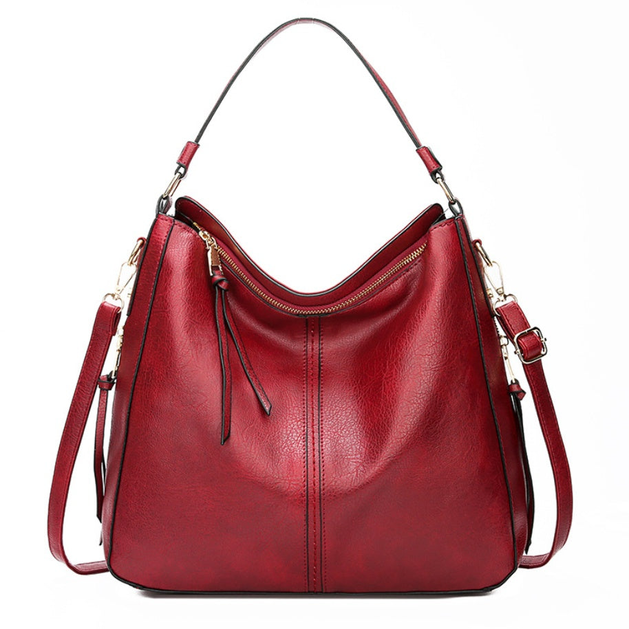 Ladies Cuir Véritable Sac Épaule Mode Élégant
