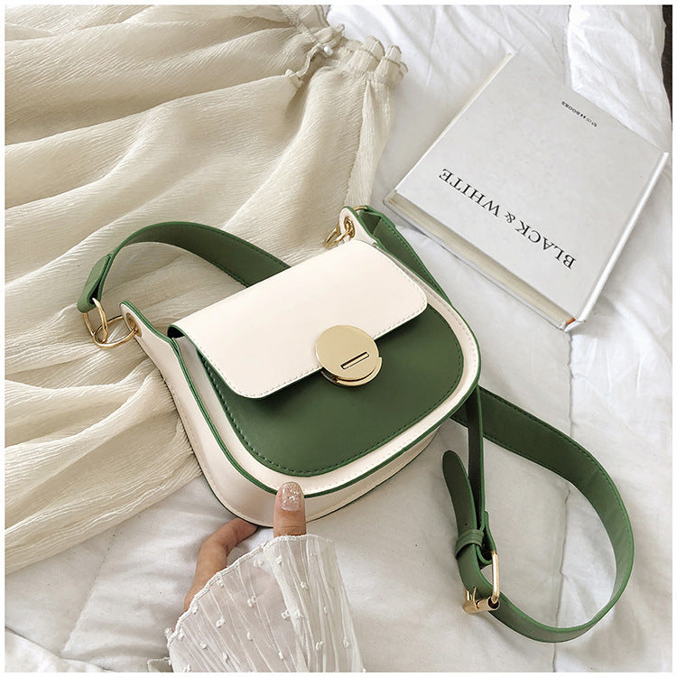 Ladies PU Sac Bandoulière Saddle Élégant