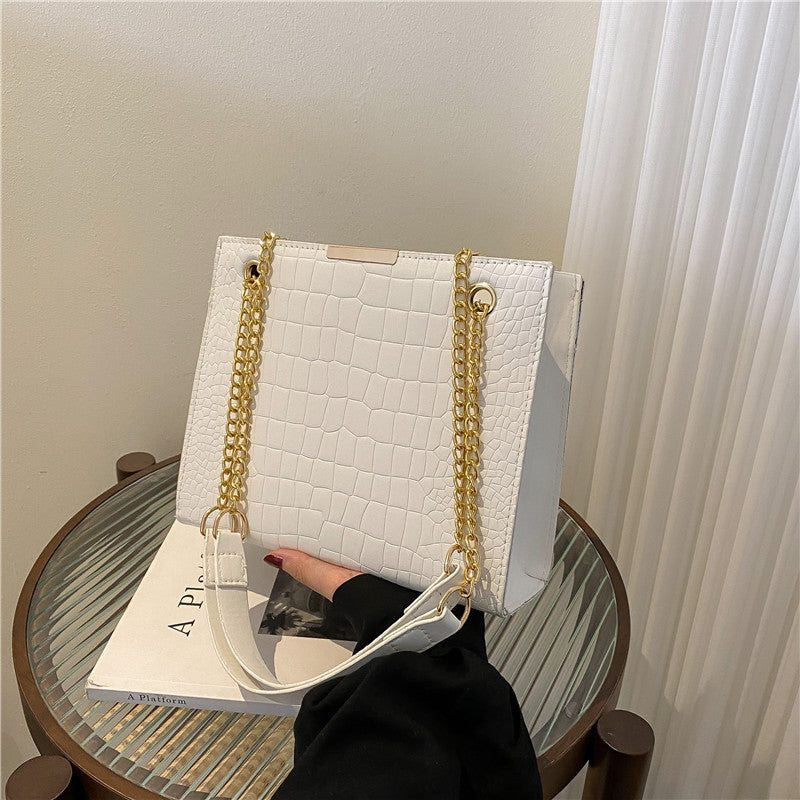 Texture Female Trendy Fashion Shoulder Bag