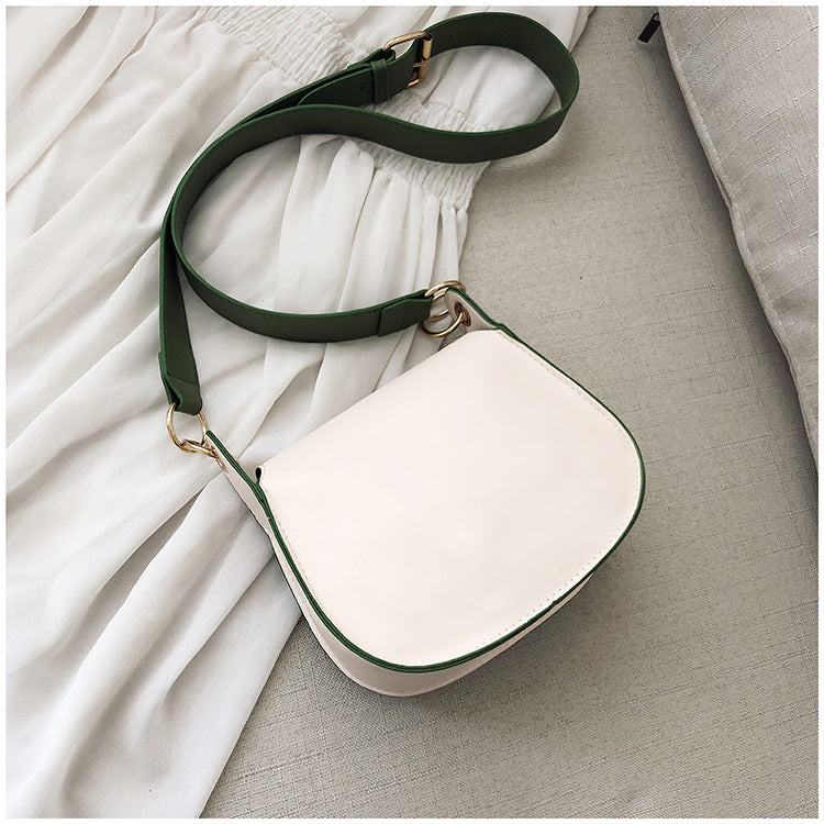 Ladies PU Sac Bandoulière Saddle Élégant