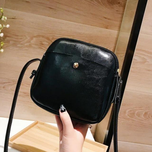 Ladies PU Sac Messager Shell Élégant