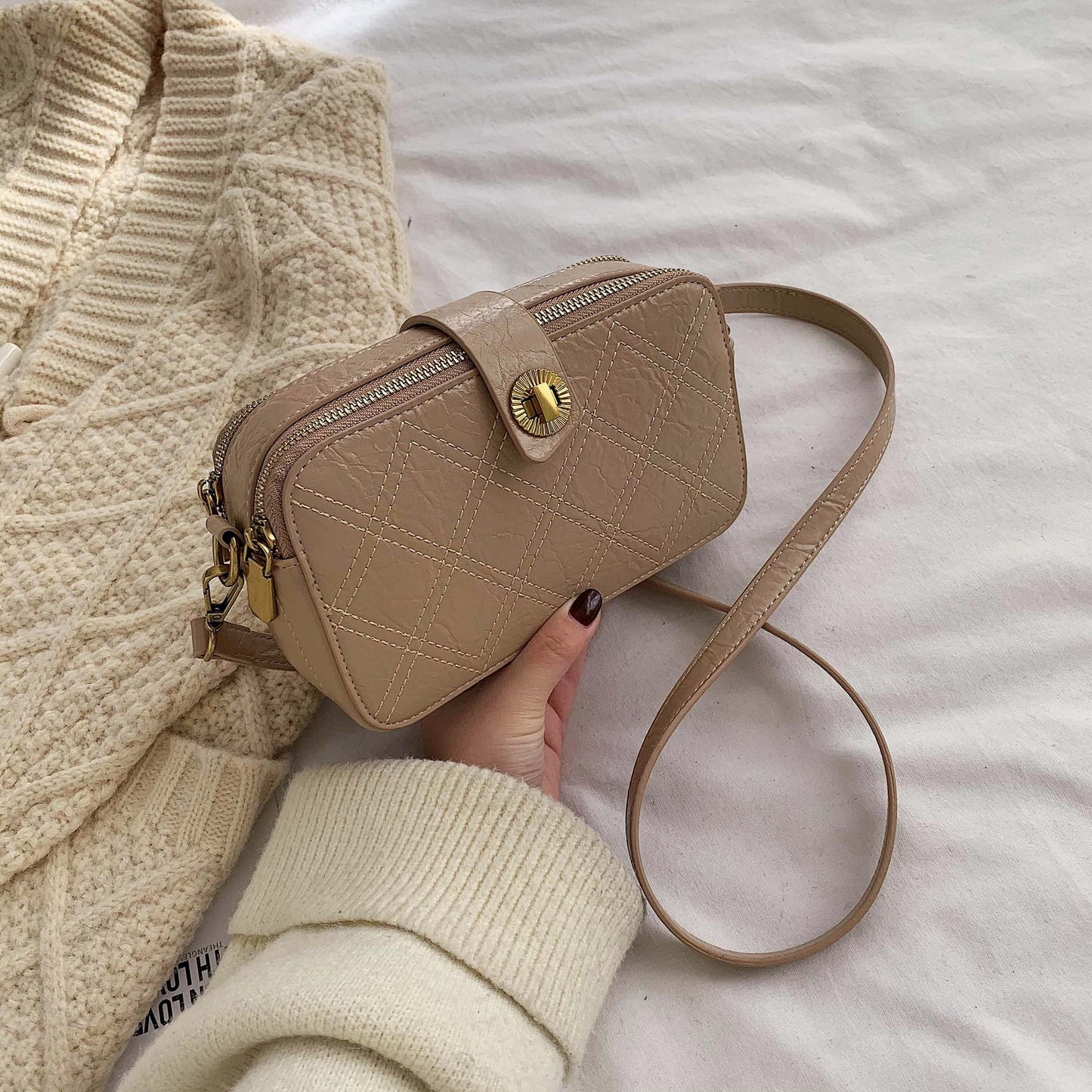 Ladies PU Sac Bandoulière Mode Élégant