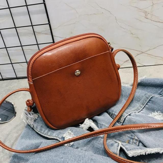 Ladies PU Sac Messager Shell Élégant