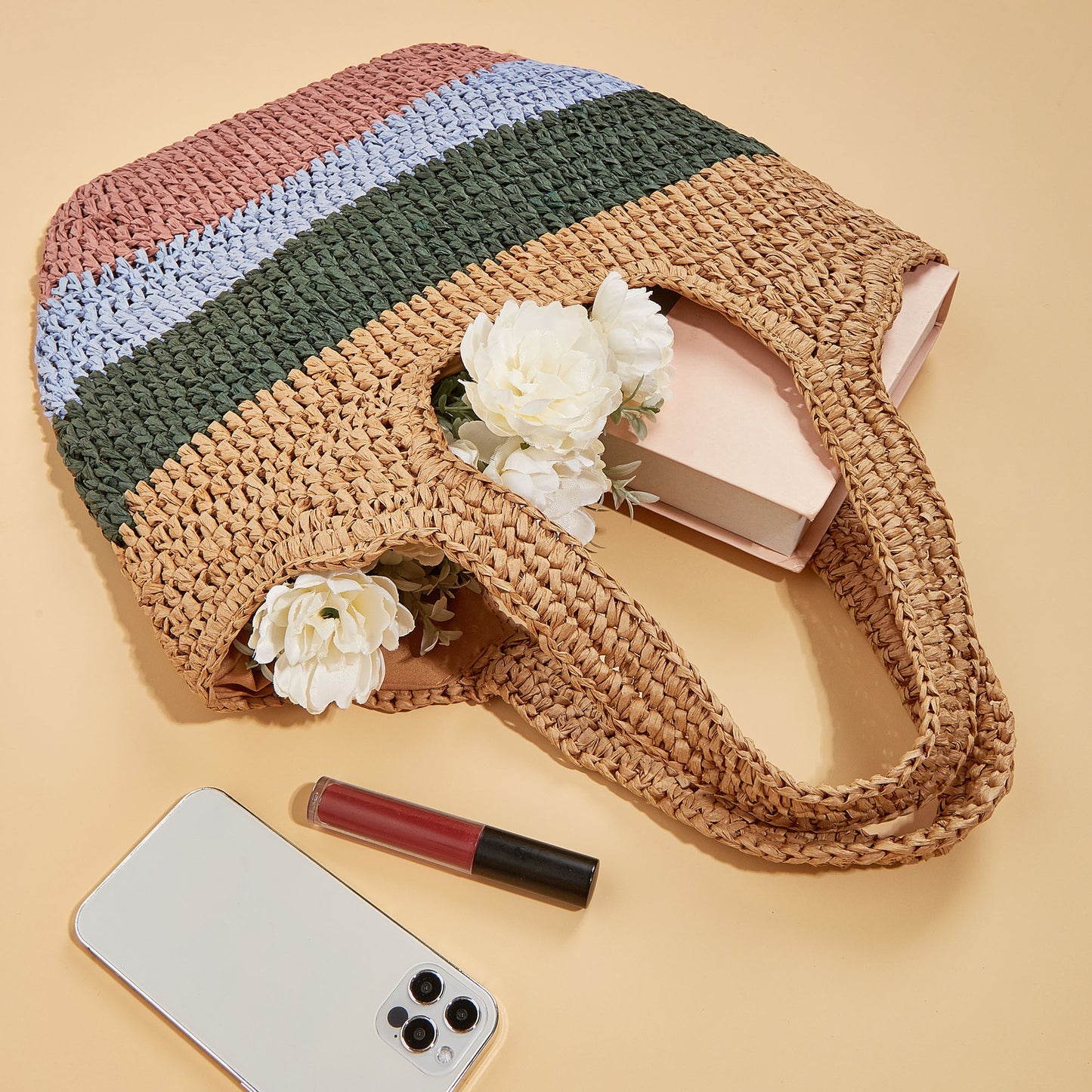 Trend Papier Sac Bandoulière Tressé